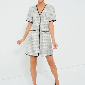 Tuckernuck Black and White Tweed Dress